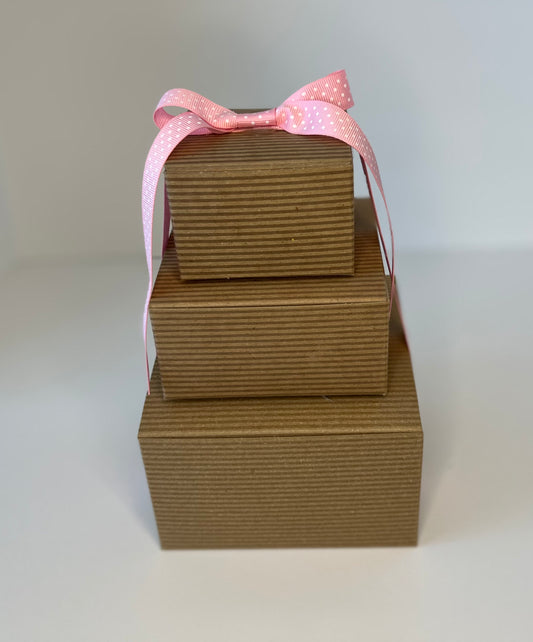 3 Tier Tower of Treats: Truffles, Fudge & Toffee or Truffles, Toffee & Caramel Corn