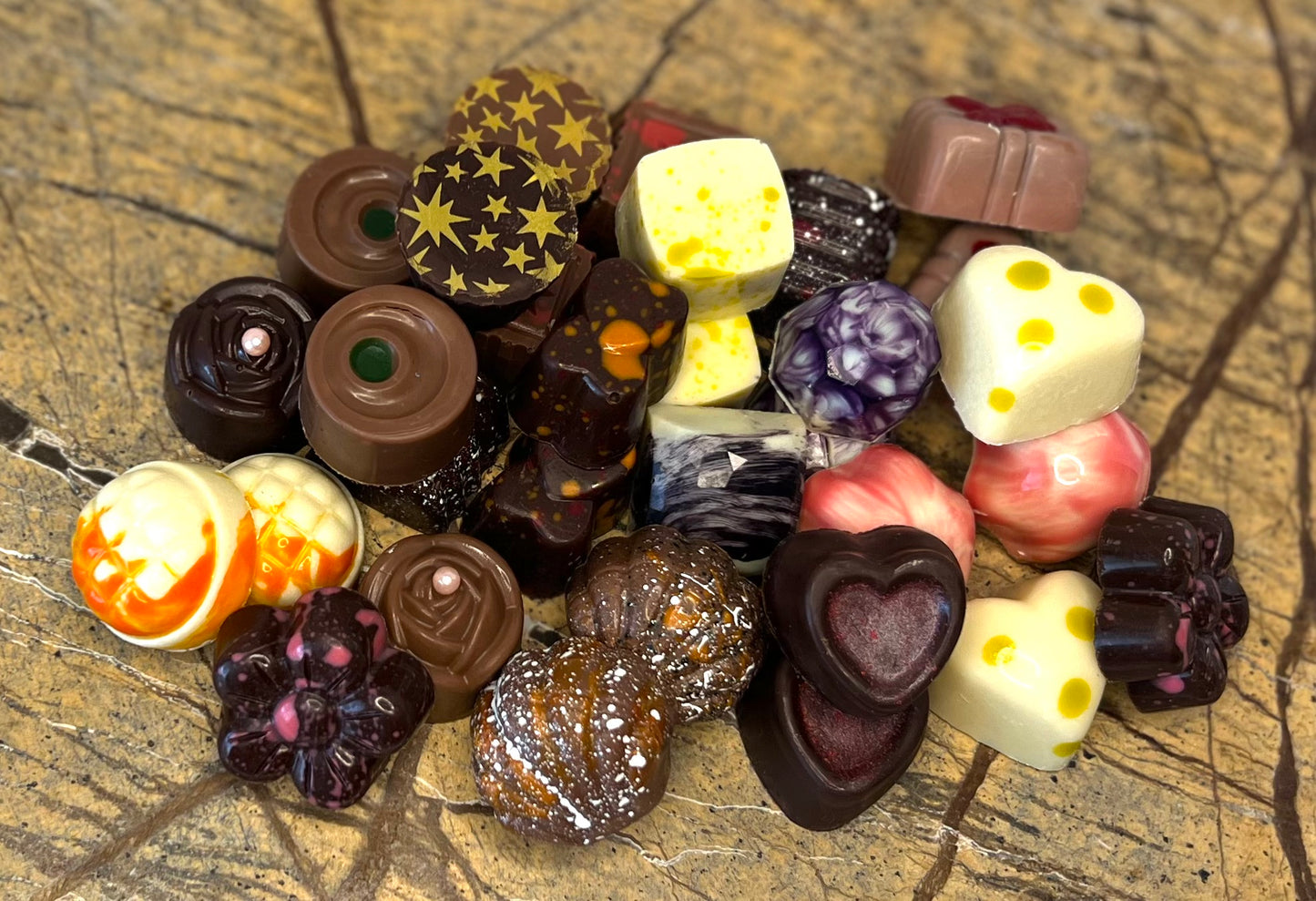 3 Tier Tower of Treats: Truffles, Fudge & Toffee